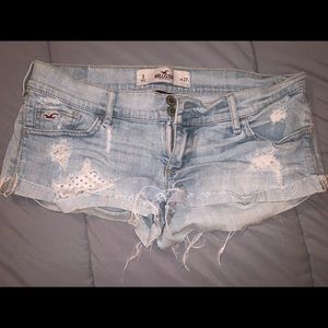 Hollister Heart Pocket Jean Shorts
